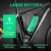 lagre battery ebike waterproof