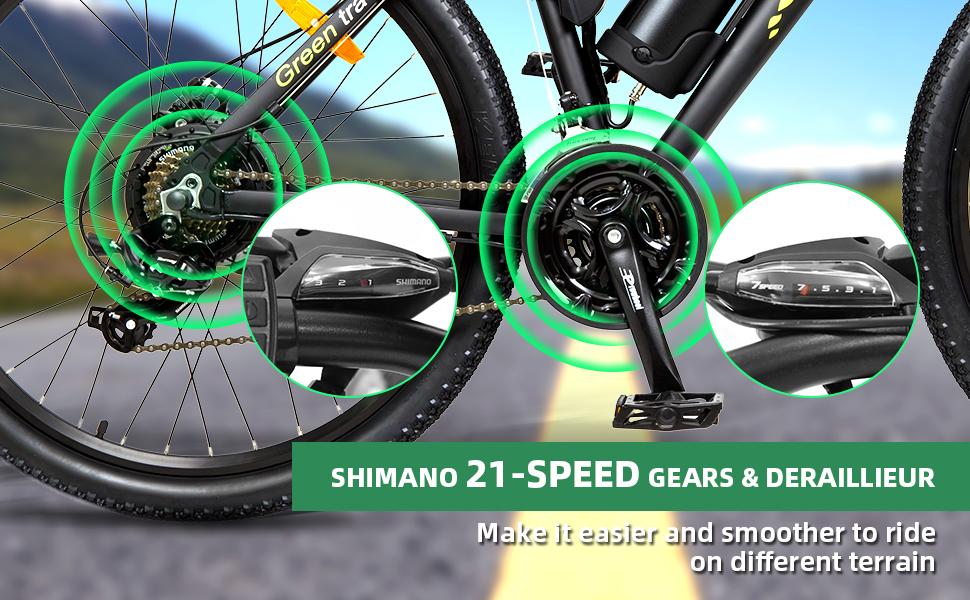 21-скоростной переключатель Shimano Geras