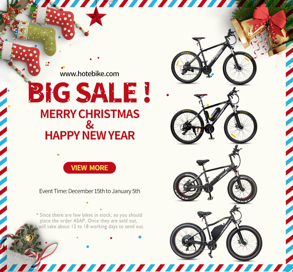 HOTEBIKE Electric Bike 2020 Christmas Promotion - blog - 1