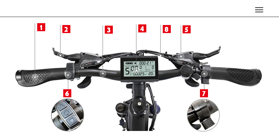 Electric Bike Full Suspension Bicycle 48V 750W with 48V Battery - Electric Bike Russia - 4