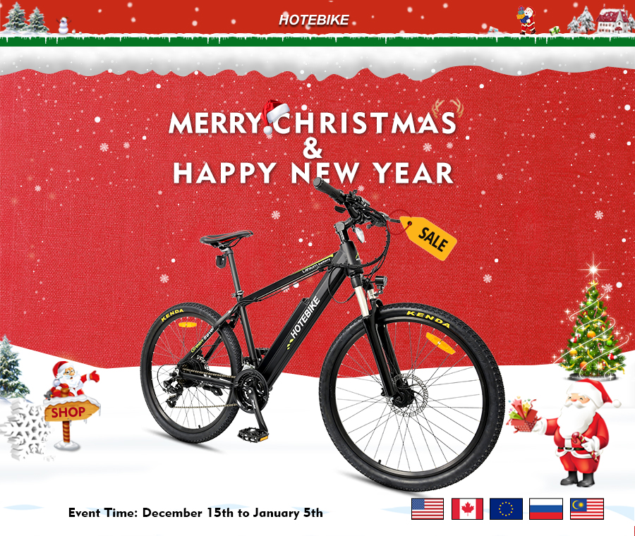 HOTEBIKE Electric Bike 2020 Christmas Promotion