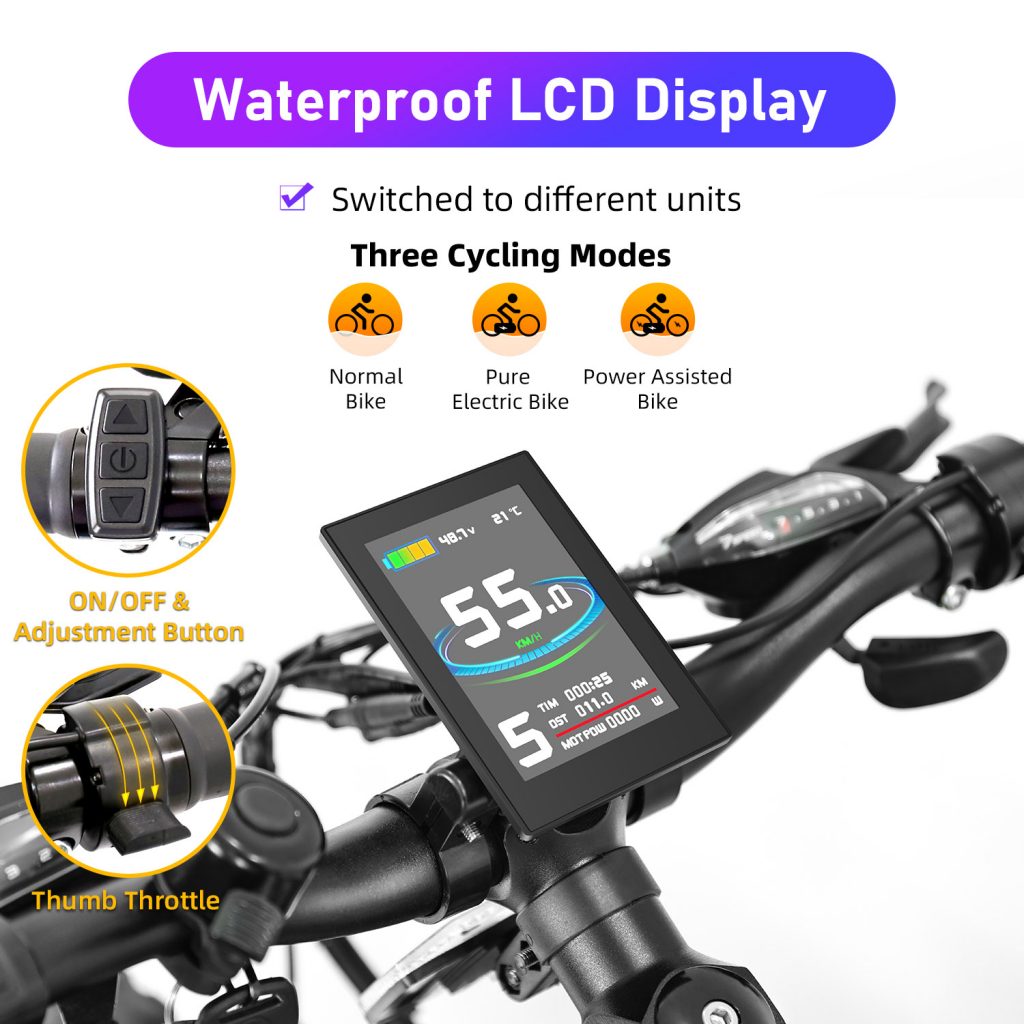 LCD skjár hotbike