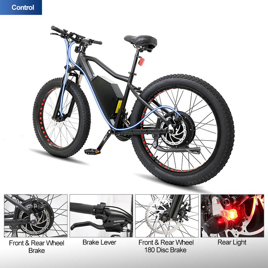 2000W Electric Bike for Sale A7AT26 More Than 100KM Longer Range Electric Bike 55 KM/H Fastest Electric Bike - Electric Bike Europe - 11