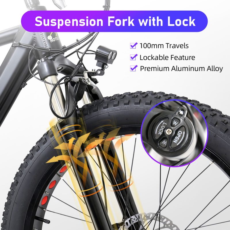 suspension front frok with lock