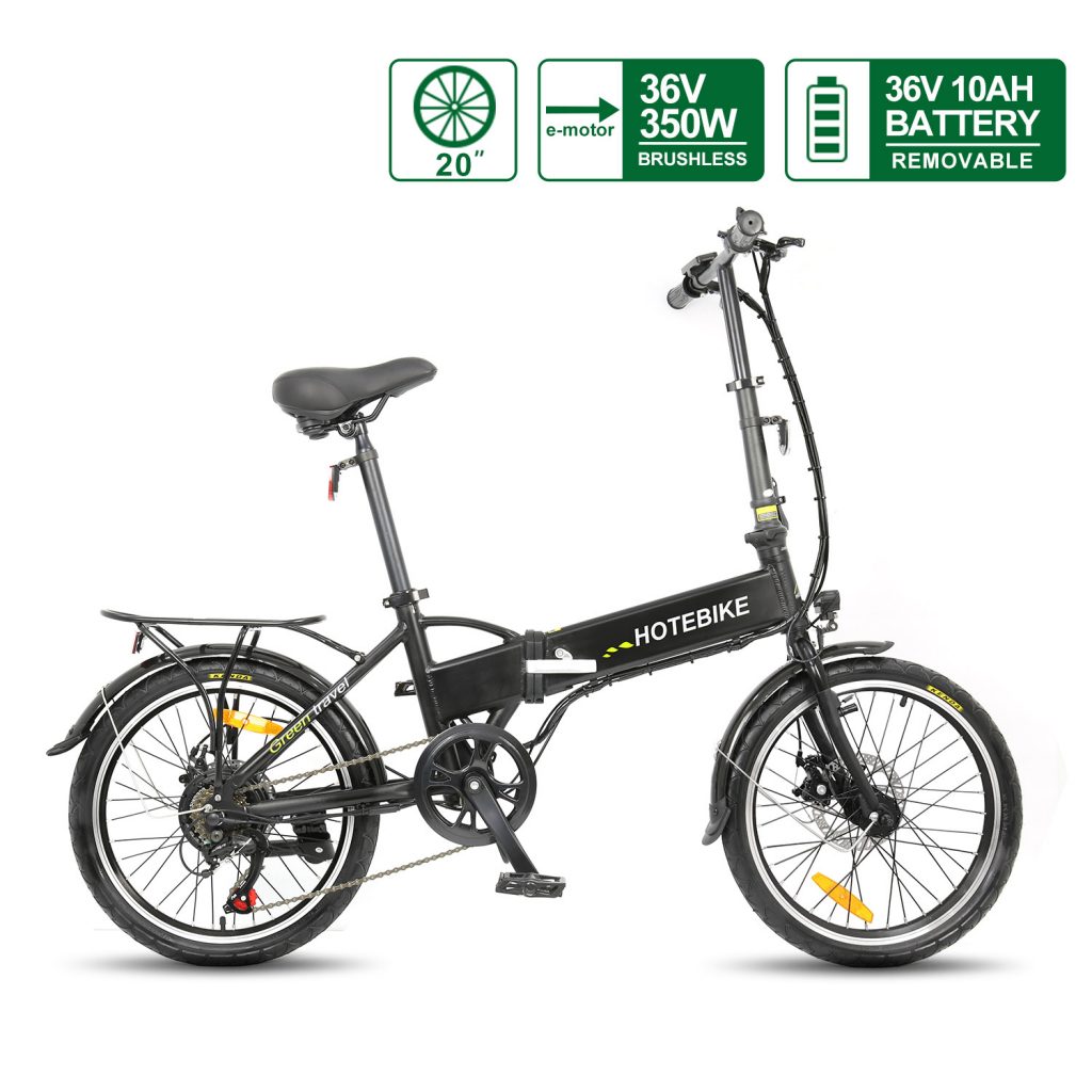 HOTEBIKE Mini Folding Electric Bikes