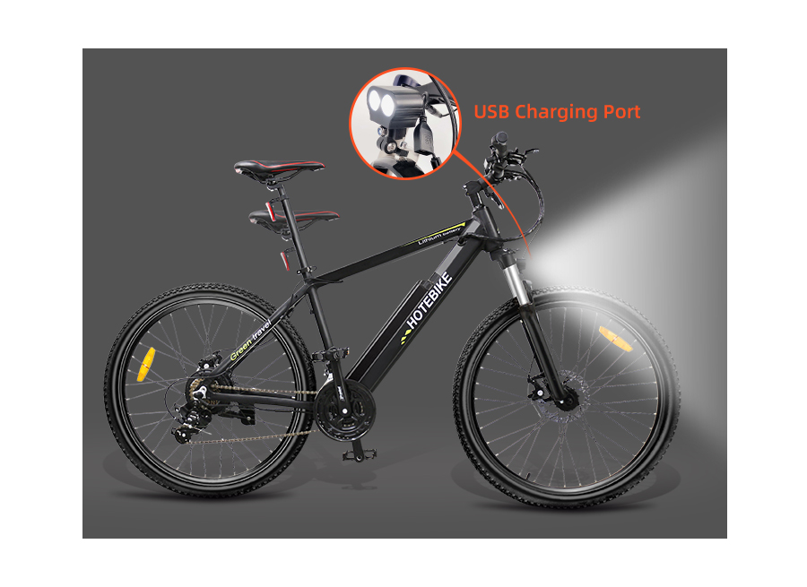 29 Inch 48V Electric Mountain Bike With 24 Shimano Speed gears - Mountain Electric Bike - 8