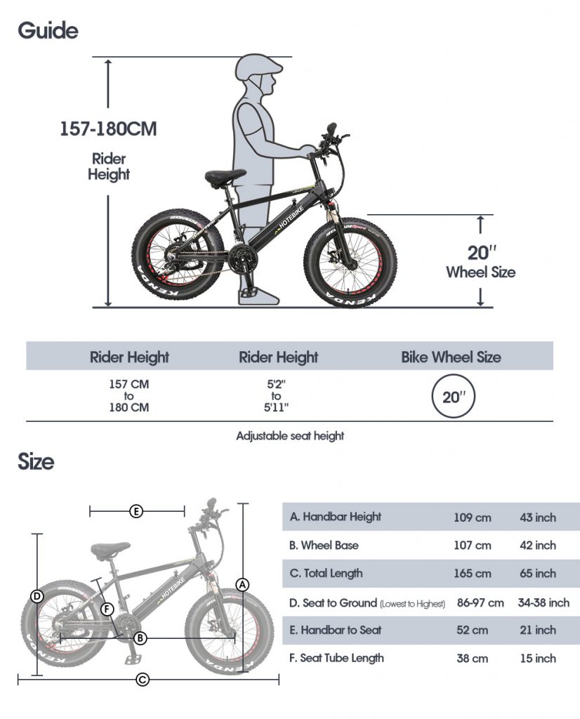 Fat Tire Electric Bike 20*4.0 48V 750W Motor with 13AH Battery A6AH20F - Fat Tire Electric Bike - 9