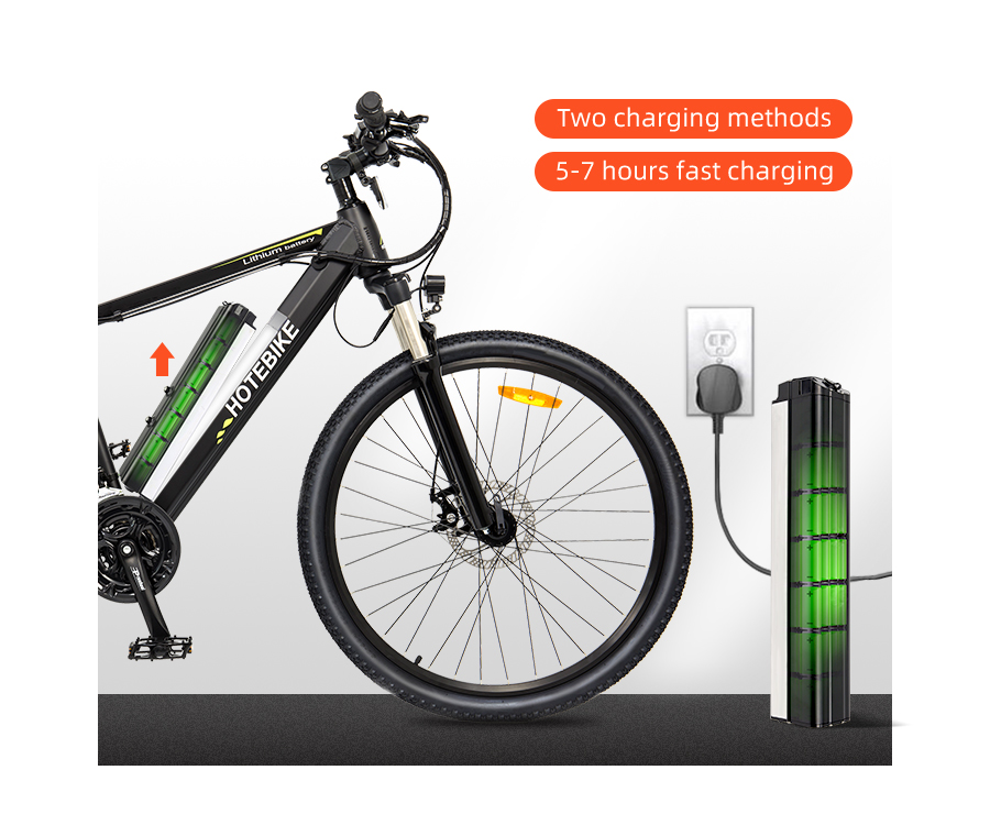 27.5 inch Electric Mountain Bikes for Sale 36V 250W Specialized Electric Mountain Bike A6AH26 36V 10AH Battery Electric Bike - Mountain Electric Bike - 8