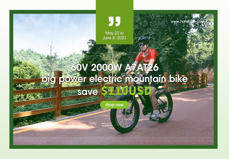 HOTEBIKE Electric Bike 2021 World Environment Day Promotion - blog - 2