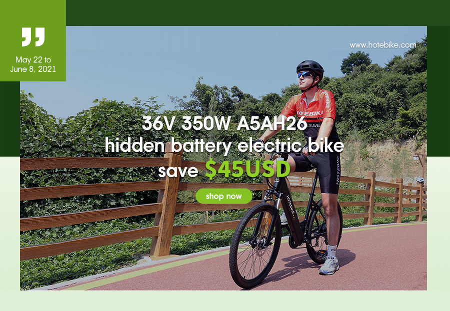 HOTEBIKE Electric Bike 2021 World Environment Day Promotion - blog - 3