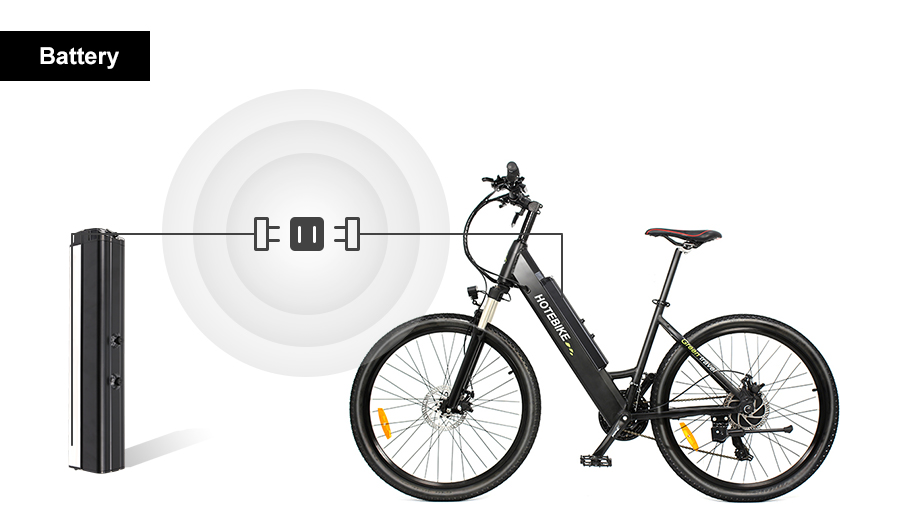 48V 500W Electric city bike A5AH26 with Hidden Battery  for sale - Electric Bike Russia - 7
