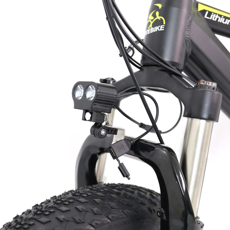 fat tire electric mountain bike