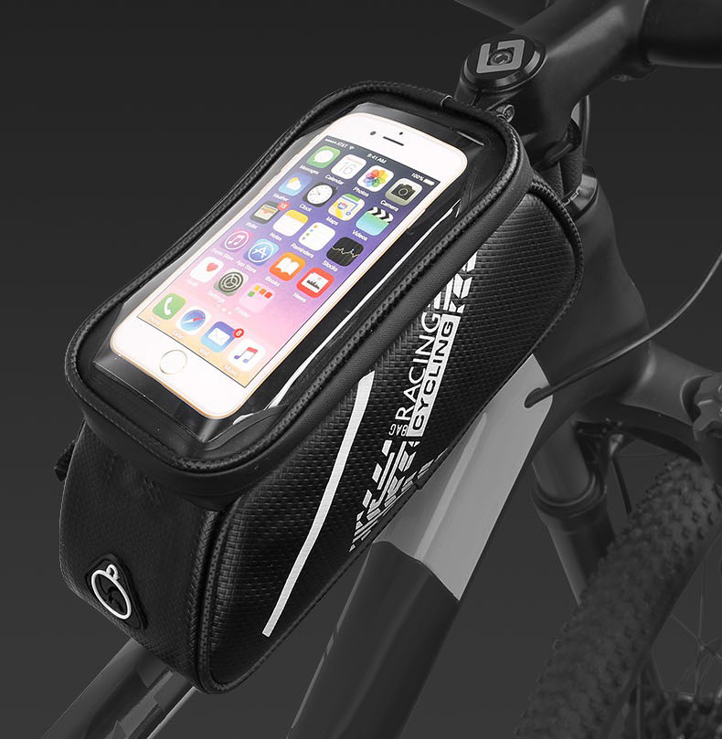 Multifunctional Bicycle Front Tube Bag Waterproof with Mobile Phone Touch Screen - HOTEBIKE - 1