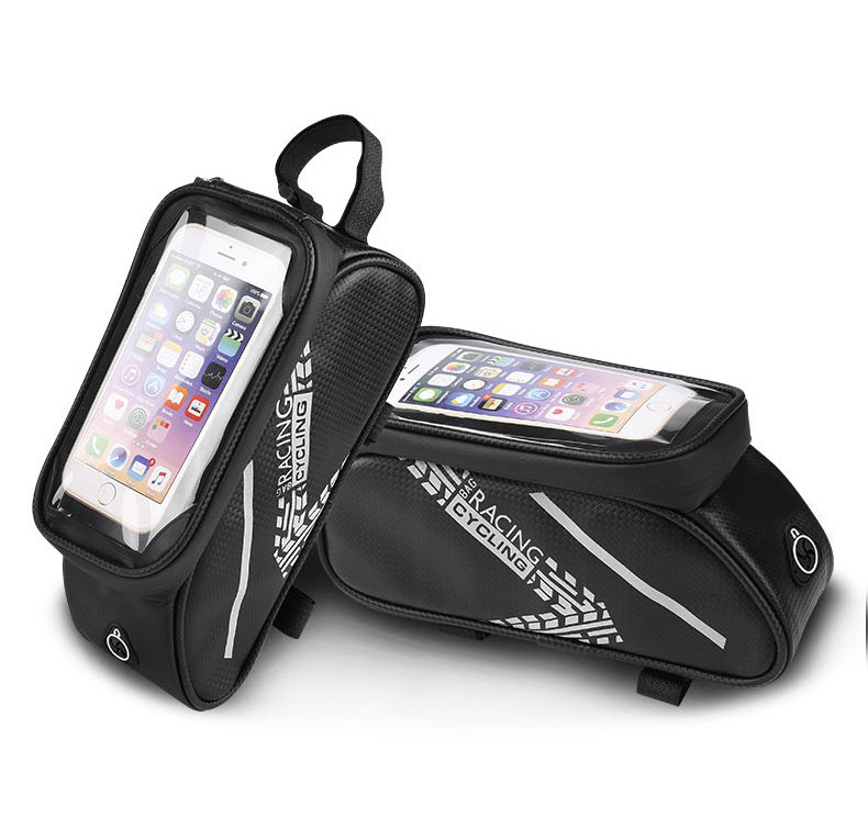 Multifunctional Bicycle Front Tube Bag Waterproof with Mobile Phone Touch Screen - HOTEBIKE - 5