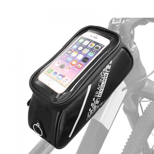 Multifunctional Bicycle Front Tube Bag Waterproof with Mobile Phone Touch Screen