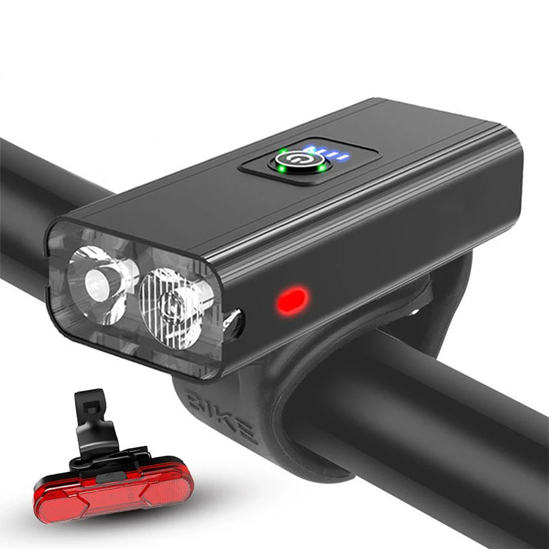 Outdoor Waterproof Cycling Light | USB charging with output power display