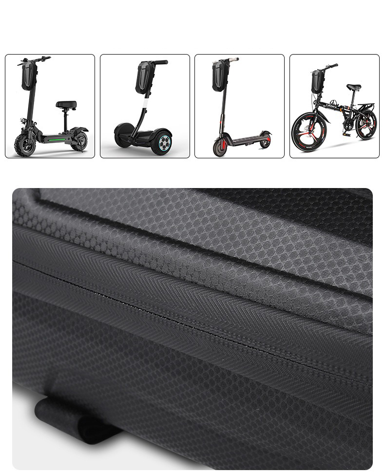 Folding Bicycle Bag Electric Scooter Bag Hard Shell Balance Head Bag Handlebar Bag Hanging Bag - HOTEBIKE - 5