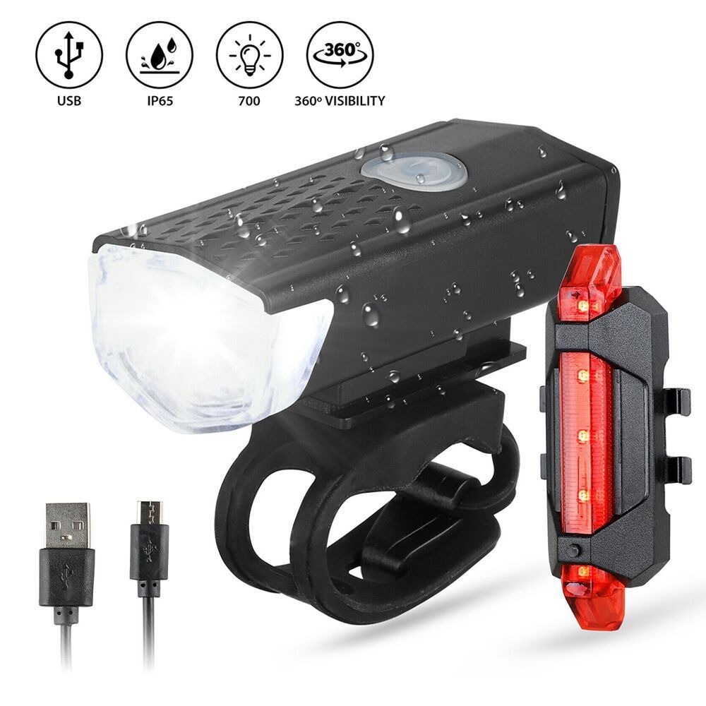 Bicycle Headlights Equipped With USB Charging