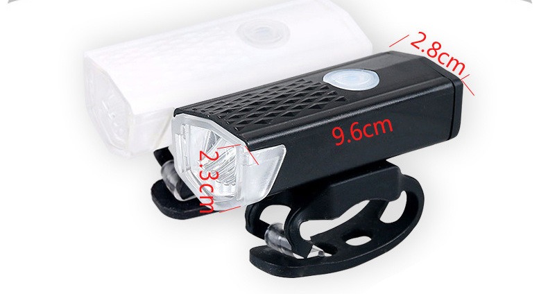Bicycle Headlights Equipped With USB Charging - HOTEBIKE - 1