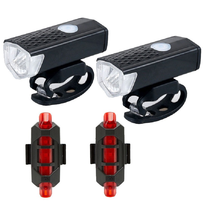 Bicycle Headlights Equipped With USB Charging - HOTEBIKE - 10