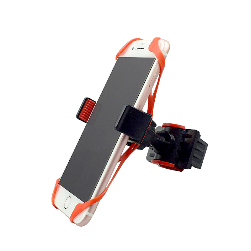 May hawak ng Silicone Bicycle Phone na may Strap