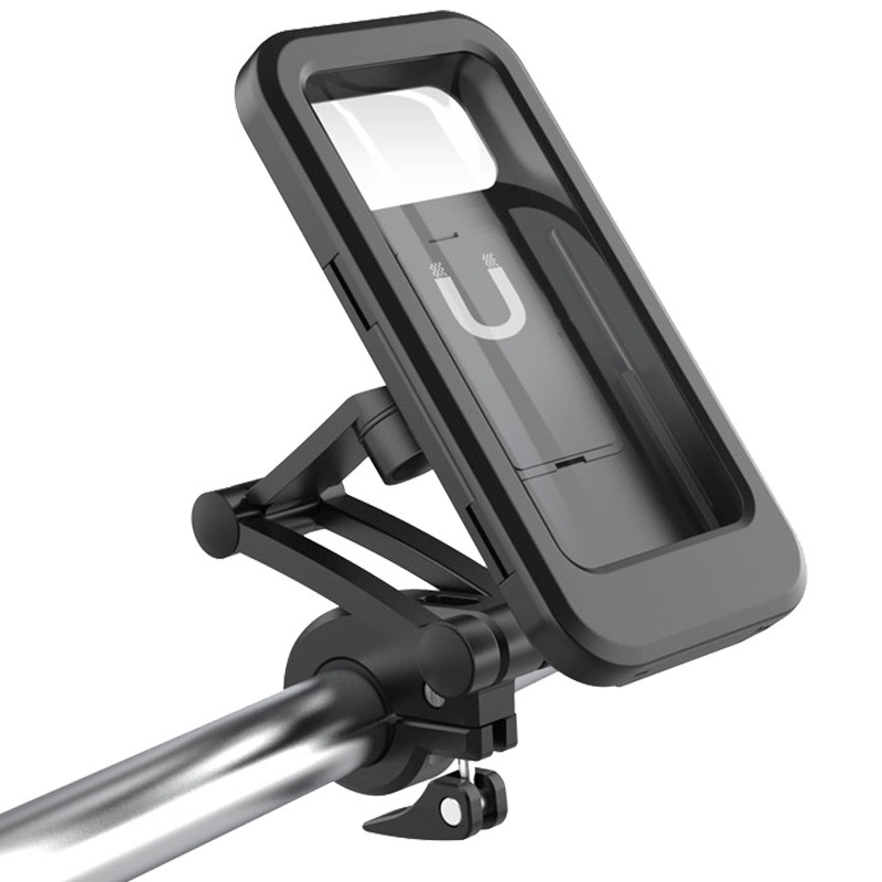 Mobile Phone Holder for Bicycle with IPX6 Waterproof Design