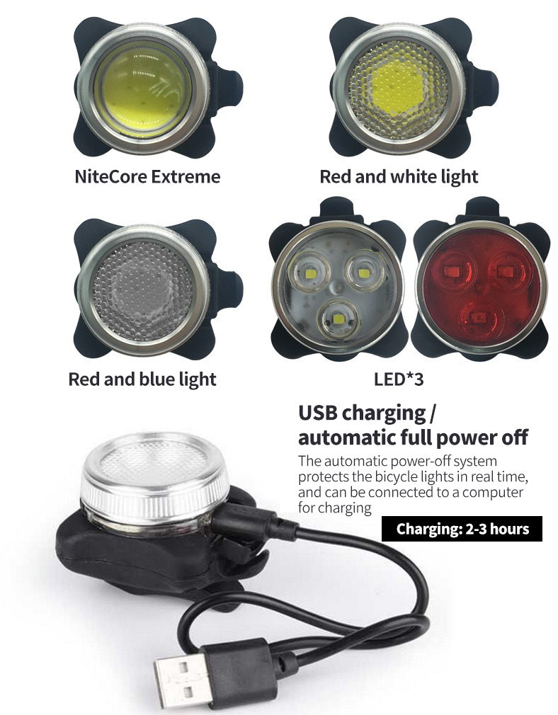 Bicycle warning tail light - HOTEBIKE - 3