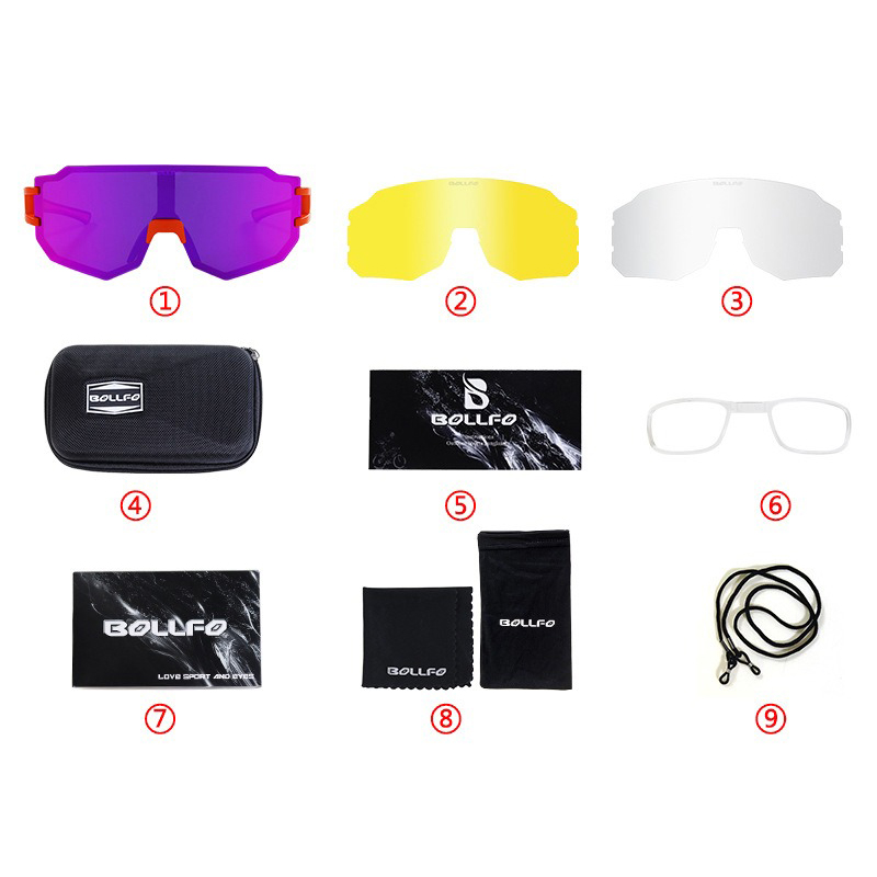 New color-changing cycling glasses - HOTEBIKE - 5