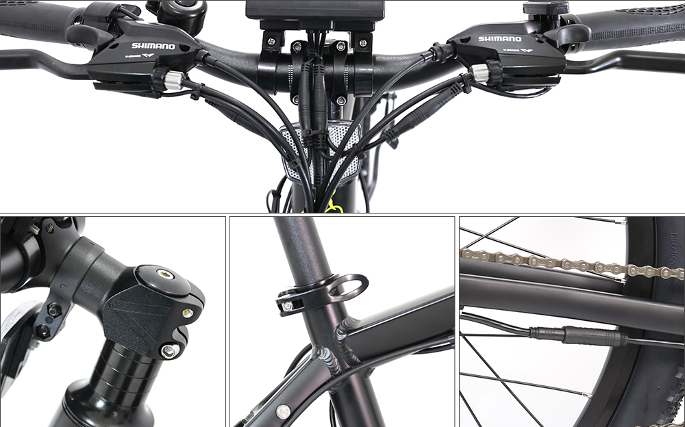 Electric Mountain Bike 36V 350W 26 inch Electric Bicycle Hidden Battery ...