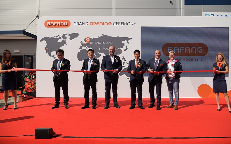 The opening ceremony of Bafang Electric's Polish factory in 2019