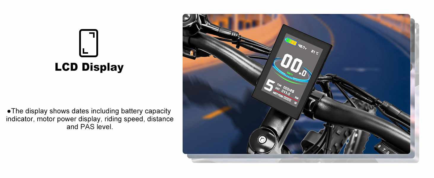 دوچرخه برقی کامل تعلیق Ebike 750W با باتری قابل جابجایی 48 ولت 14.4AH