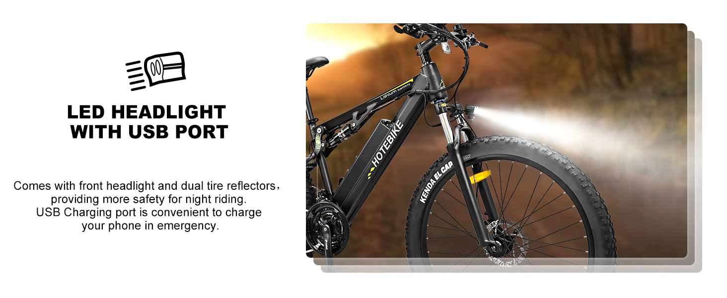 Bicicletă electrică cu suspensie completă 750W Ebike cu baterie detașabilă 48V 14.4AH