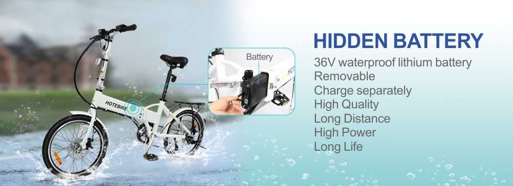HOTEBIKE Mini Folding Electric Bikes - Spring Sale in the USA - 5