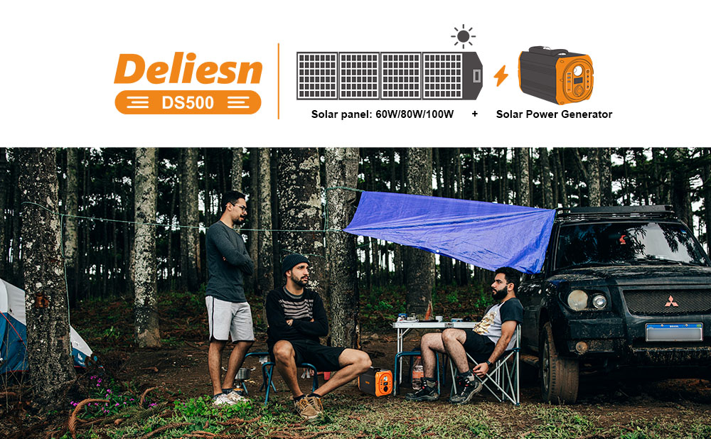 Delisen High Capacity 500 Wh Portable Power Station - Product knowledge - 1