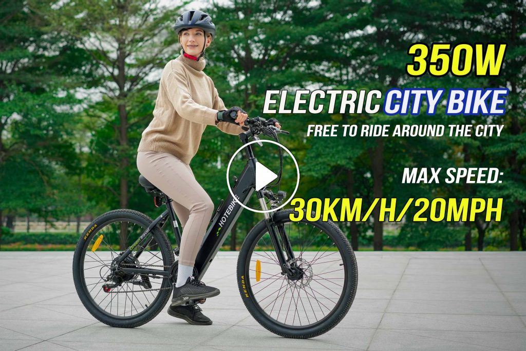 Riding City E-bike - Desfrute de mais tempo de lazer com ele