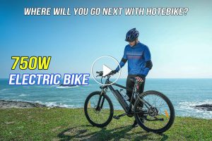 750W A6AH26 Hotebike Riding On The Mountain