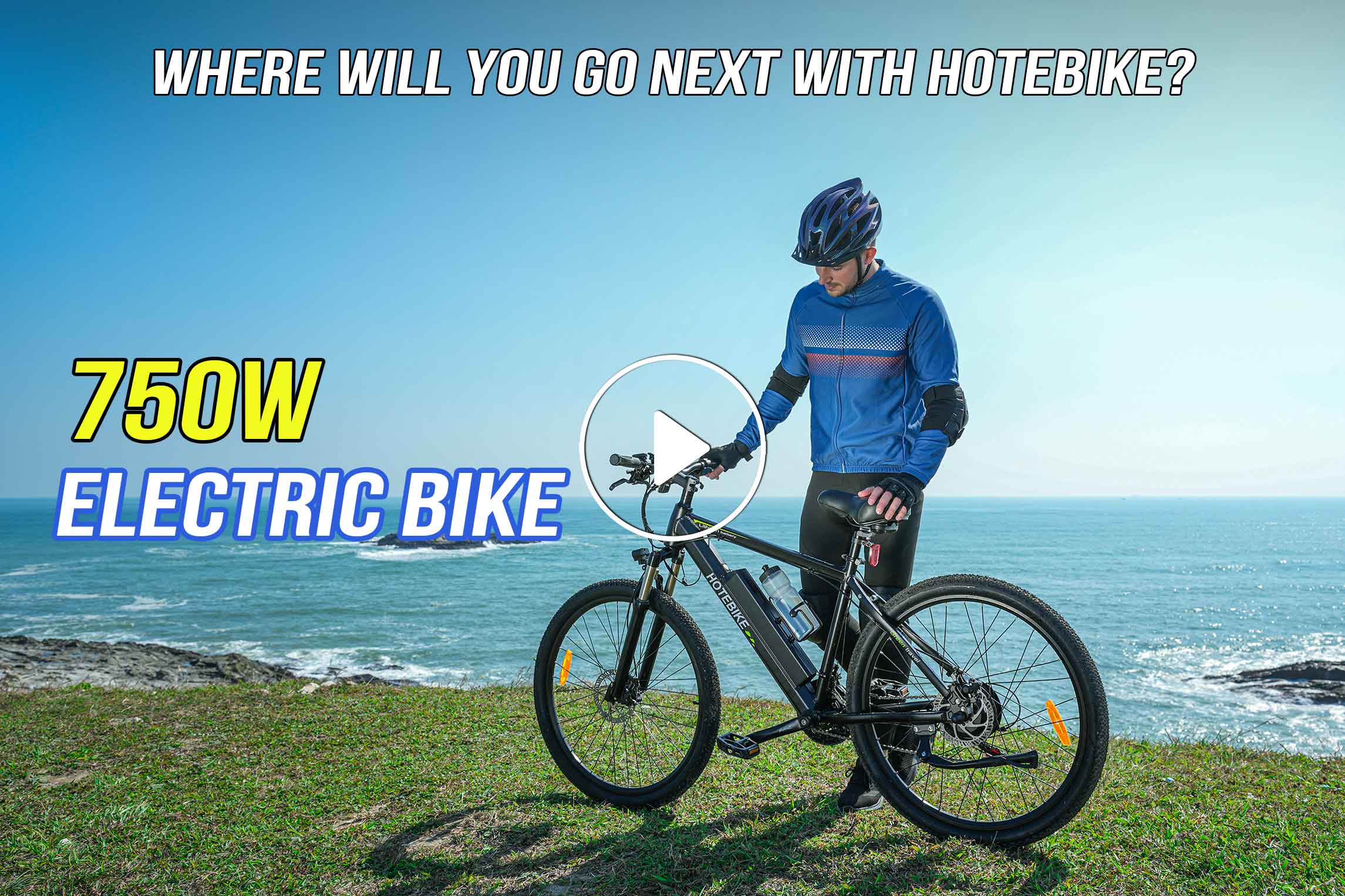 750W A6AH26 Hotebike Riding On The Mountain