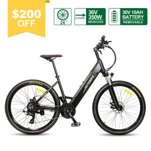 36V 350W 10AH 26” Electric City Bike Hidden Battery for Adult