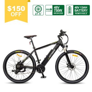 US 48V 750W 13 AH Powerful Electric Bike 27.5 inch Electric Bicycles Adult Mountain Bike
