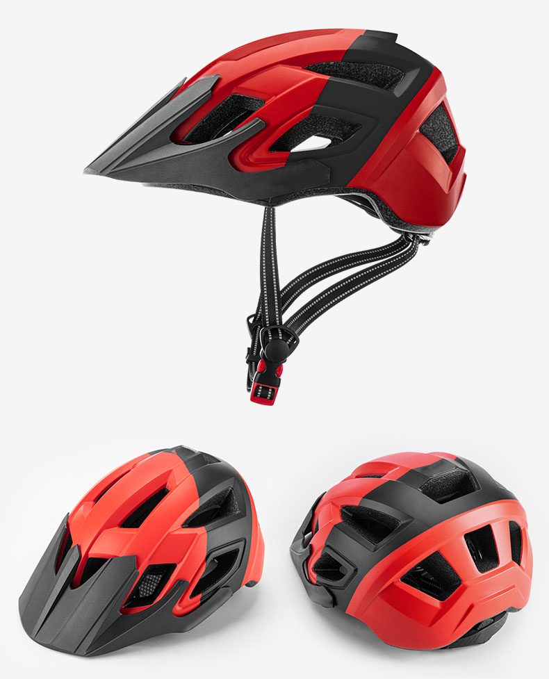 Cycling Helmet LED Light Rechargeable Mountain Road Bike Helmet - Cycling Helmet - 15