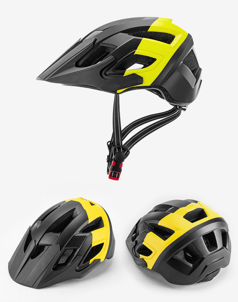 Cycling Helmet LED Light Rechargeable Mountain Road Bike Helmet - Cycling Helmet - 16