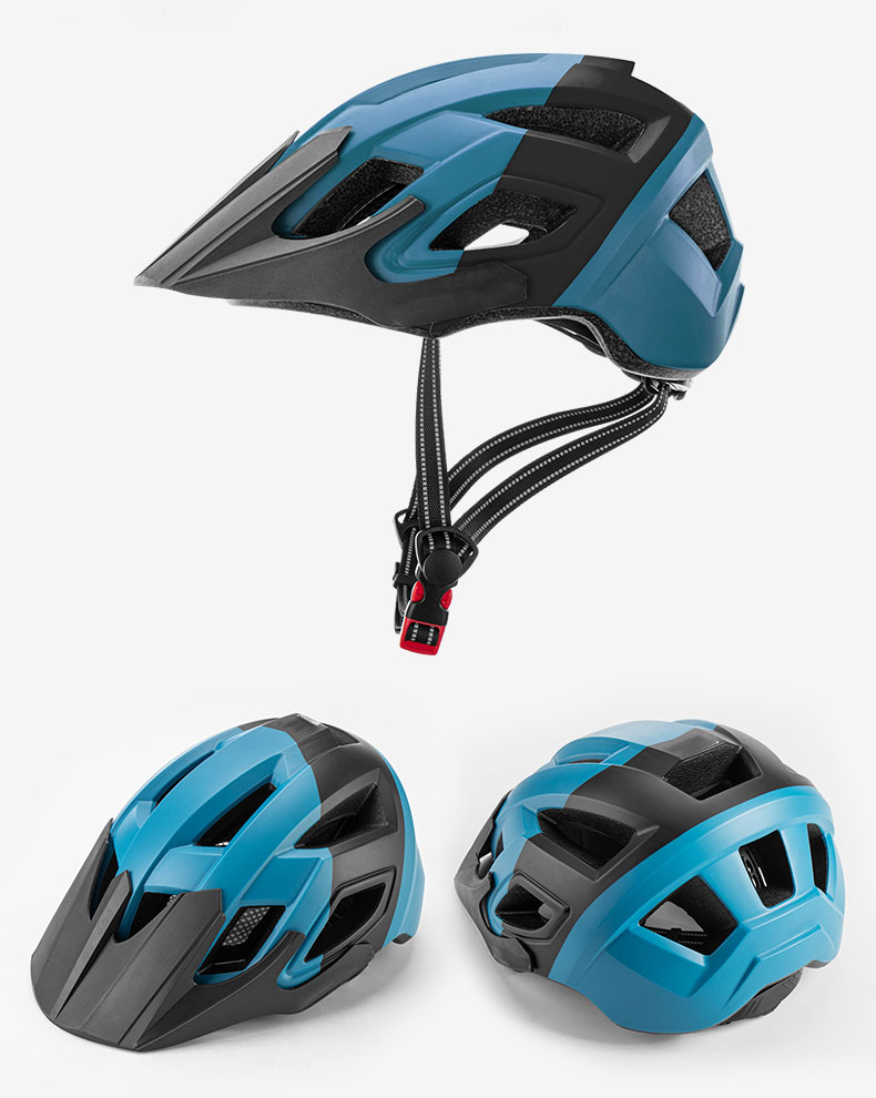 Cycling Helmet LED Light Rechargeable Mountain Road Bike Helmet - Cycling Helmet - 17