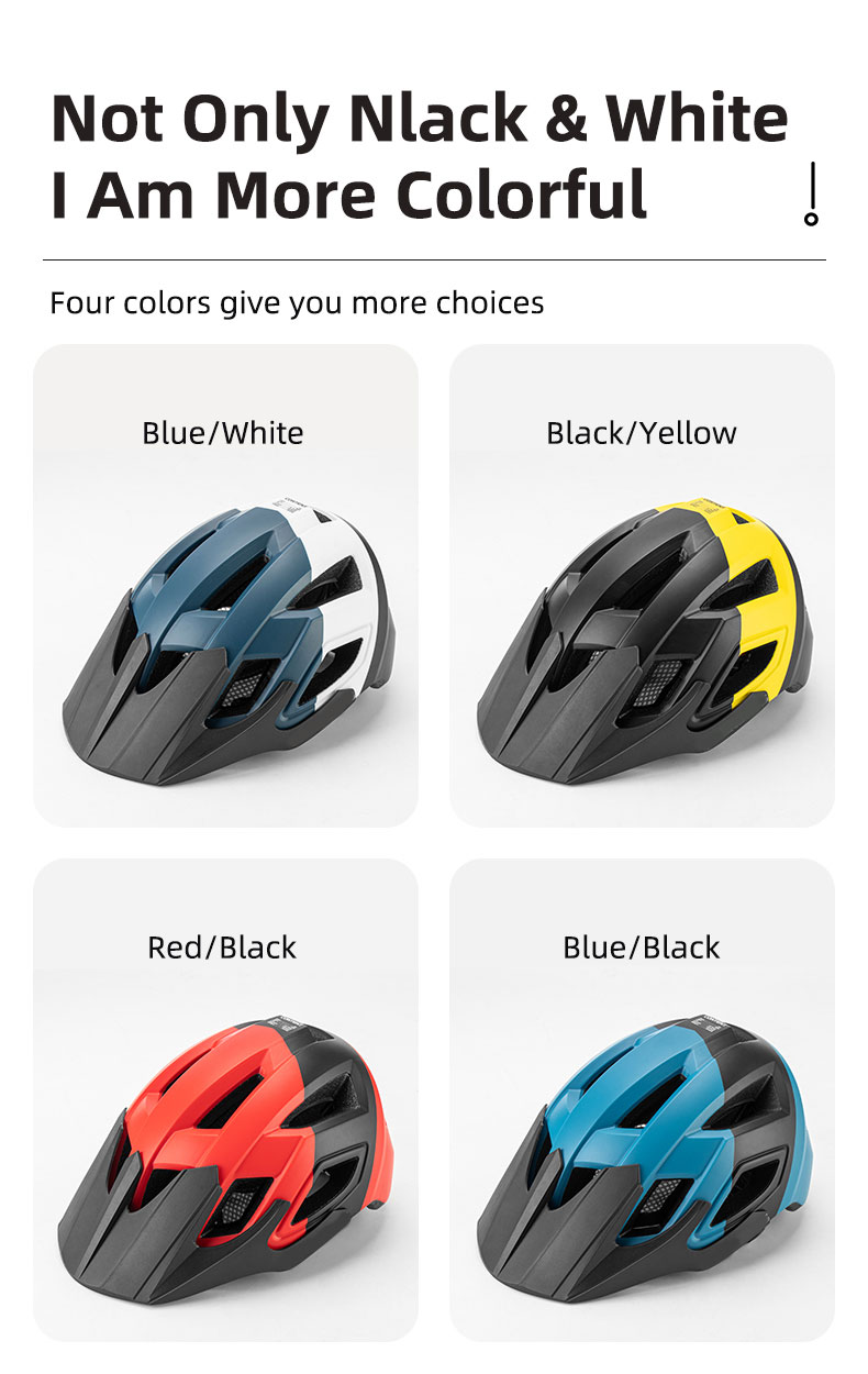 Cycling Helmet LED Light Rechargeable Mountain Road Bike Helmet - Cycling Helmet - 5