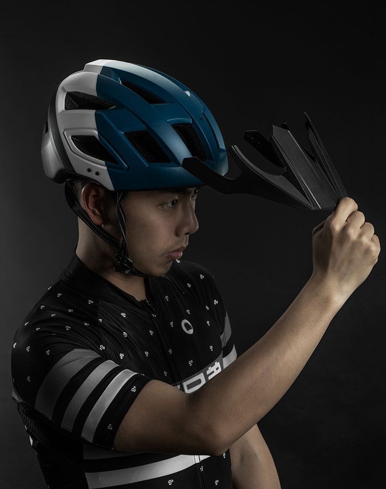 Cycling Helmet LED Light Rechargeable Mountain Road Bike Helmet - Cycling Helmet - 8