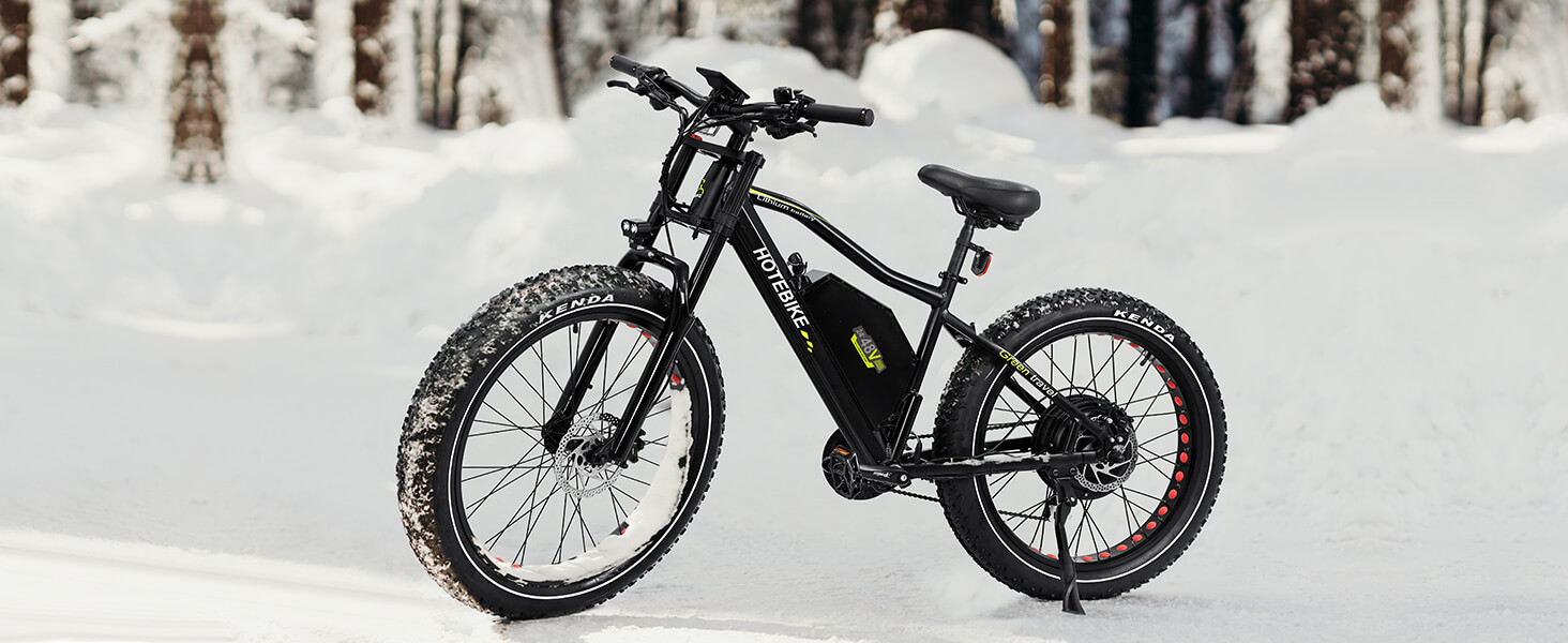 снежная толстая шина ebike