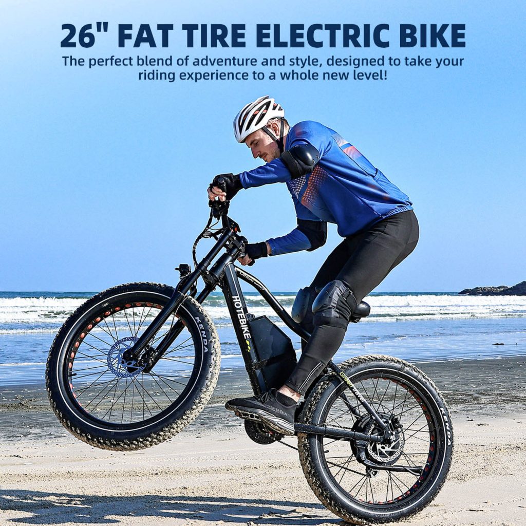 USA Ooru Titun De HOTEBIKE Alagbara Fat Tire Electric keke