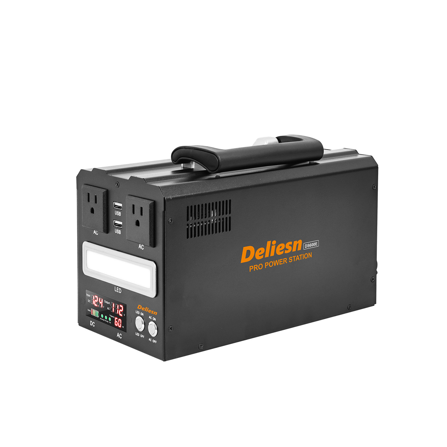 Portable Power Charging Station 600W Solar Backup Generator