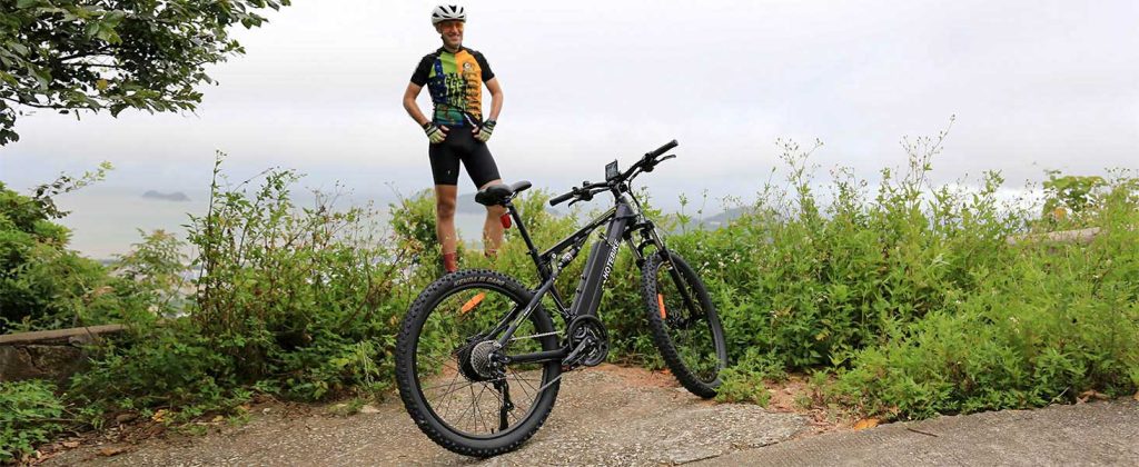 suspension full 27.5 * 2.6 inch tire electric bike