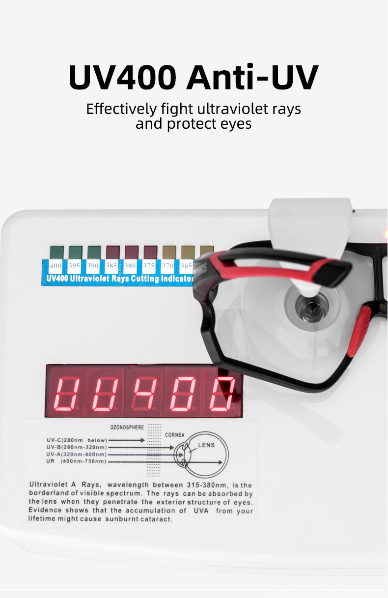 Photochromic UV400 Protection Sunglasses Safe Eyewear - Cycling Glasses - 4