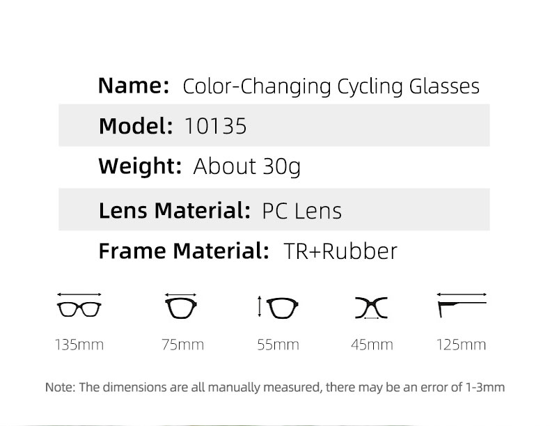 Cycling Glasses Photochromic MTB Road Bike Glasses Equipment - Cycling Glasses - 2